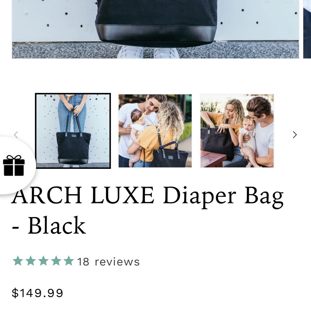 New Arch Diaper Bag